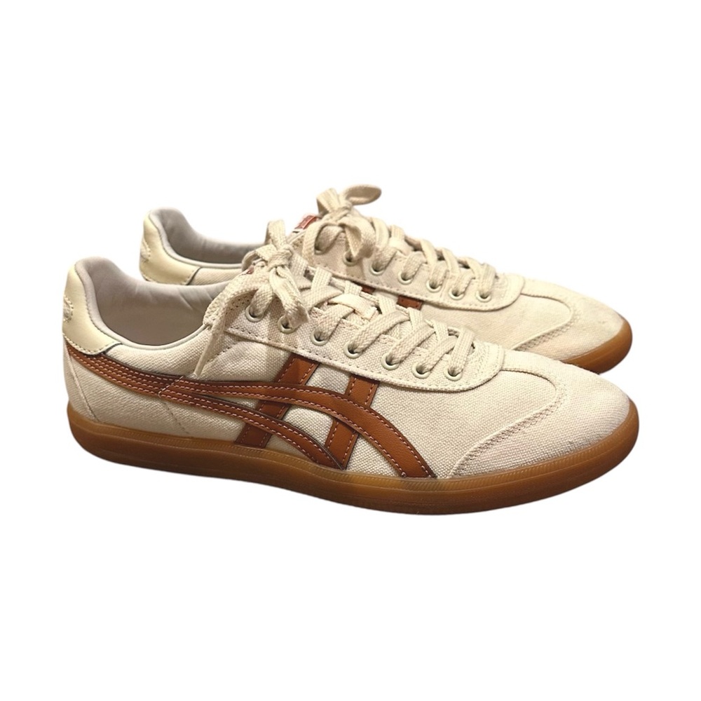 Onitsuka Tiger Tokuten "Cream/Caramel" Sneakers Size 6.5 M / 8 W - Picture 4 of 9